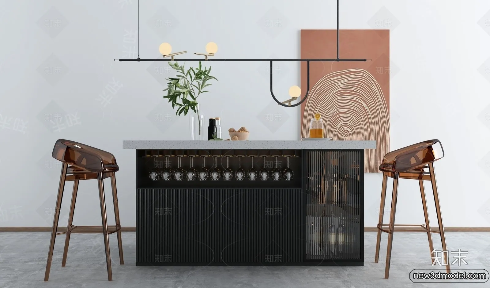 Kitchen - 3D Models - 3D Interior Scenes - 107