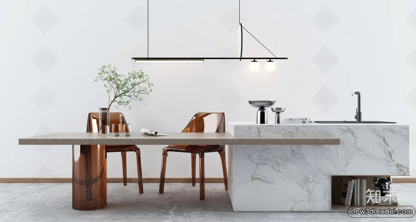 Kitchen - 3D Models - 3D Interior Scenes - 109