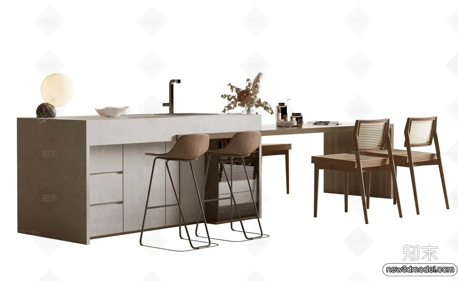 Kitchen - 3D Models - 3D Interior Scenes - 110