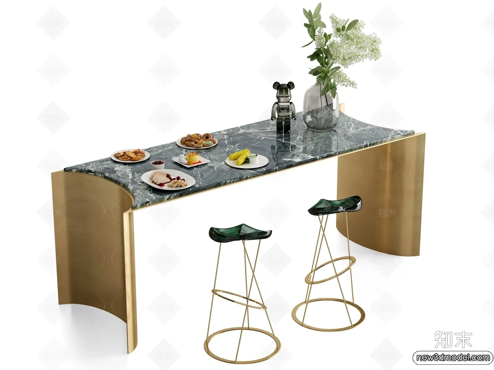 Kitchen - 3D Models - 3D Interior Scenes - 121