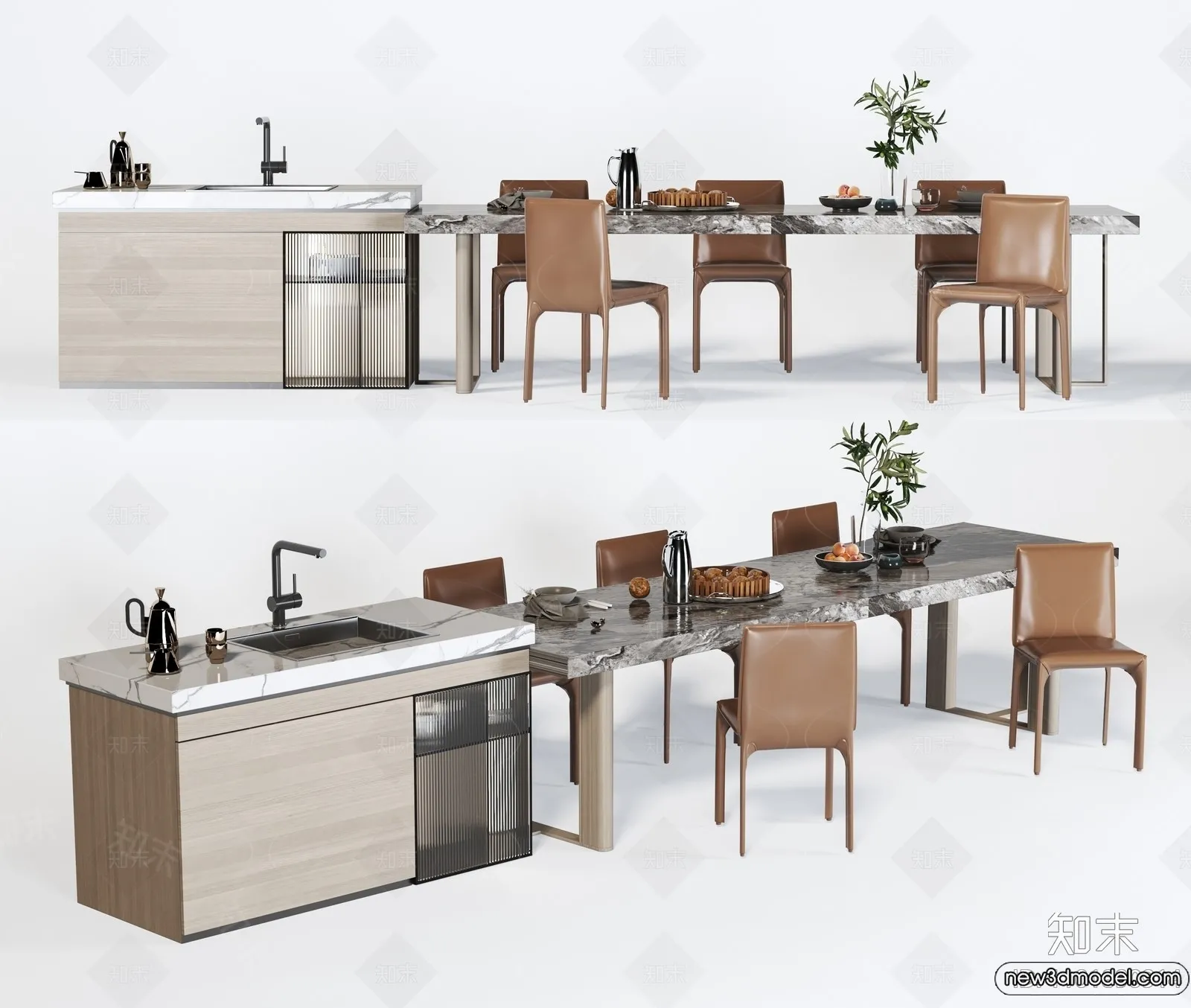 Kitchen - 3D Models - 3D Interior Scenes - 126