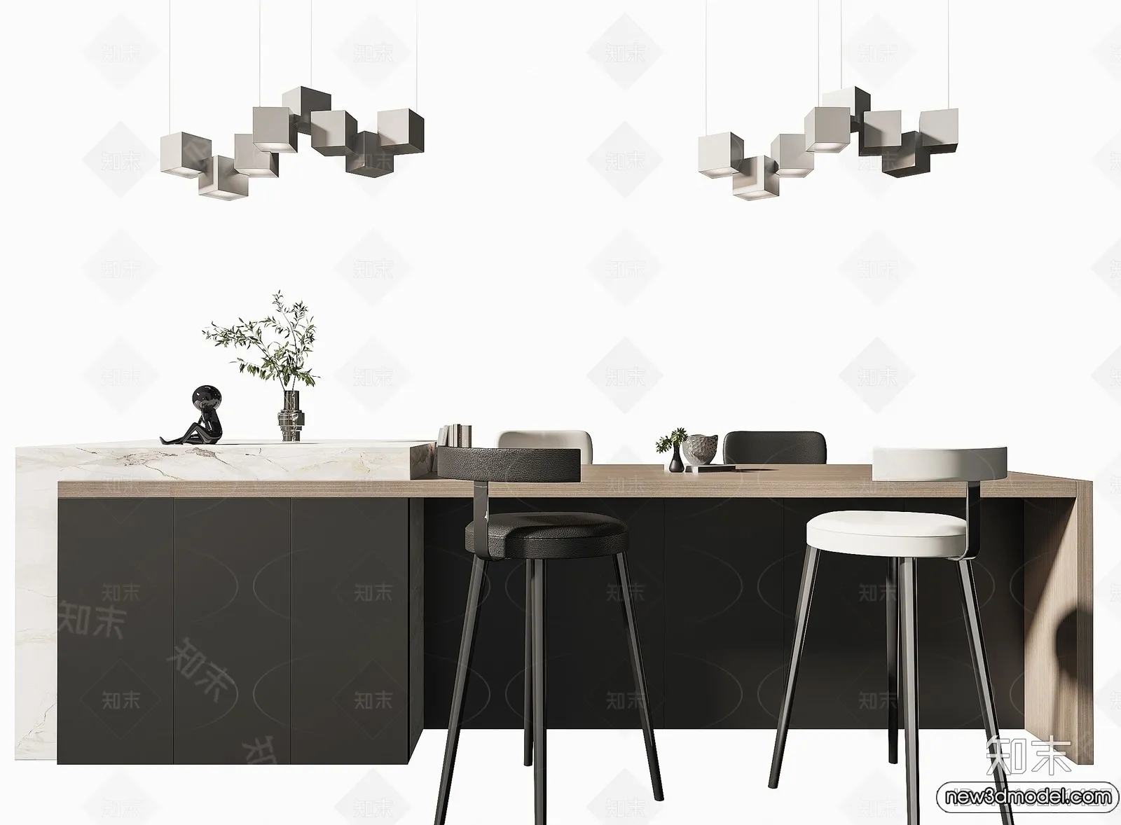 Kitchen - 3D Models - 3D Interior Scenes - 136