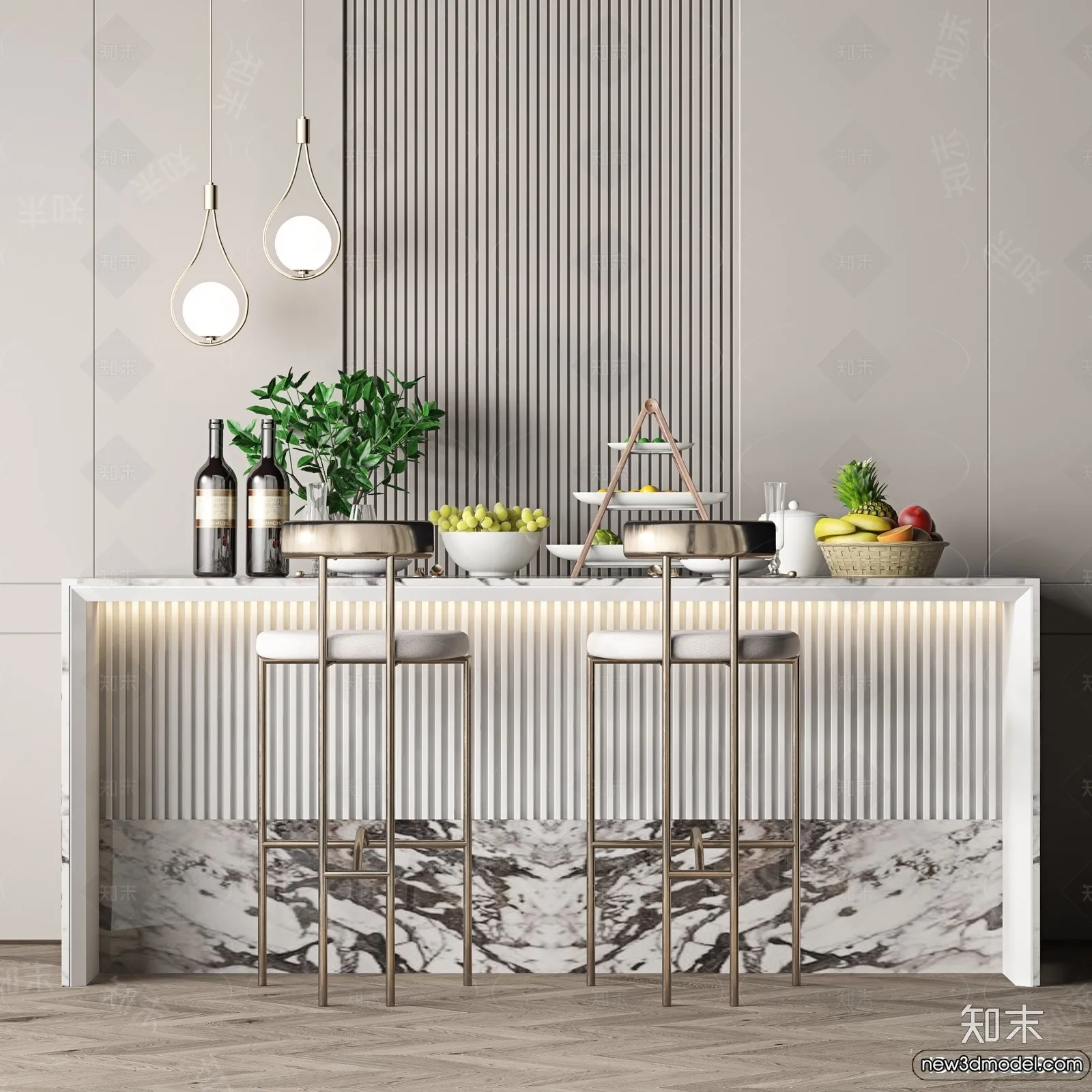 Kitchen - 3D Models - 3D Interior Scenes - 139