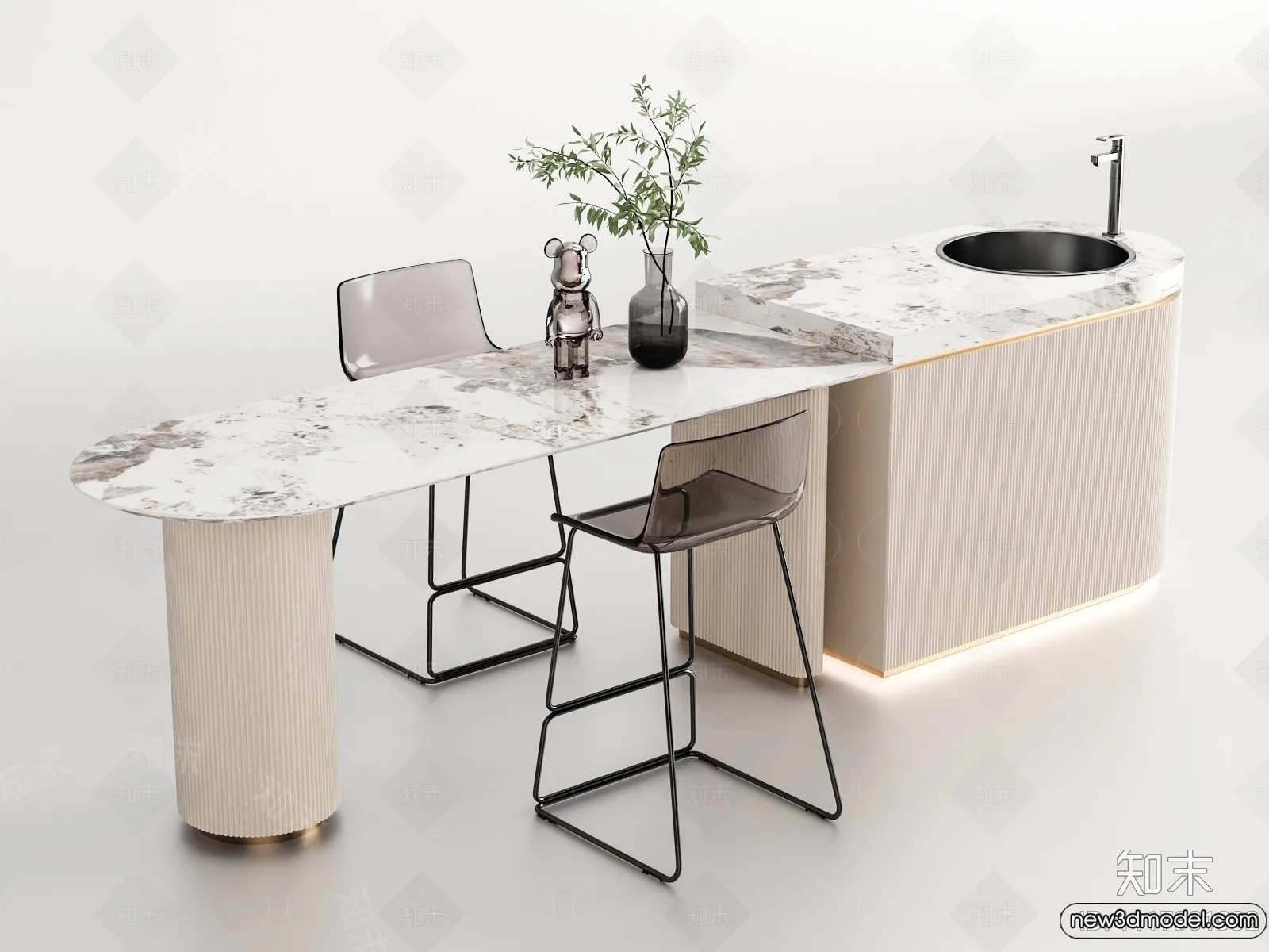 Kitchen - 3D Models - 3D Interior Scenes - 141