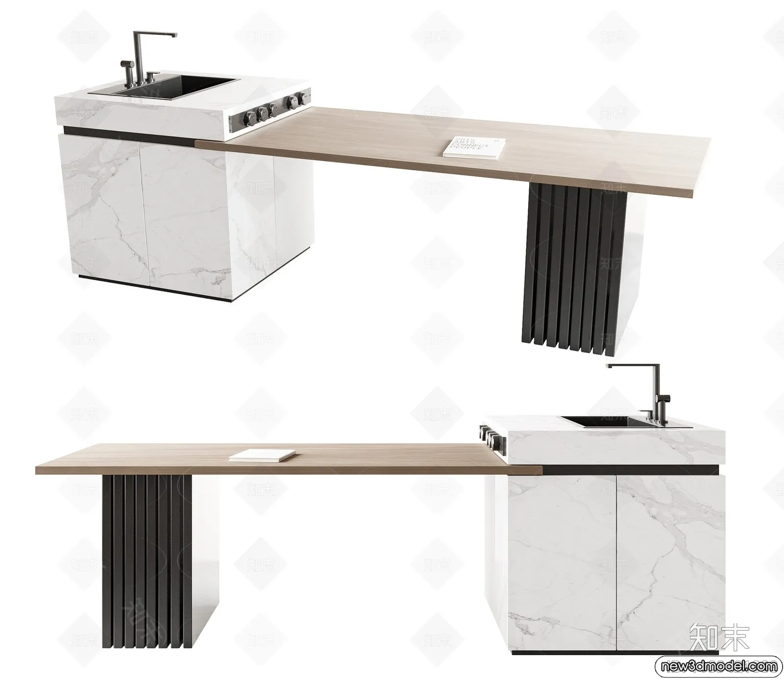 Kitchen - 3D Models - 3D Interior Scenes - 150