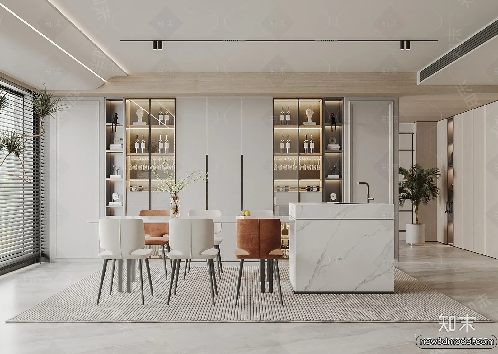 Kitchen - 3D Models - 3D Interior Scenes - 152