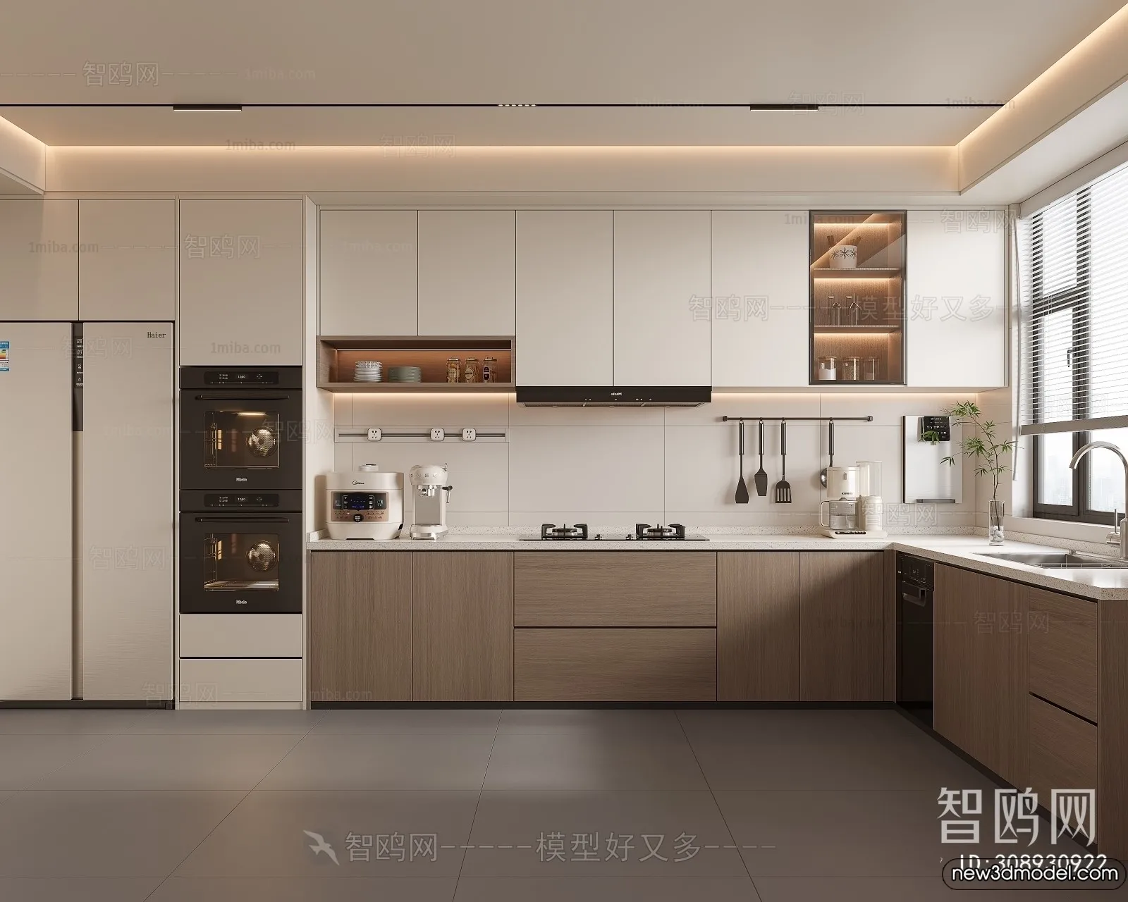 Kitchen - 3D Models - 3D Interior Scenes - 154