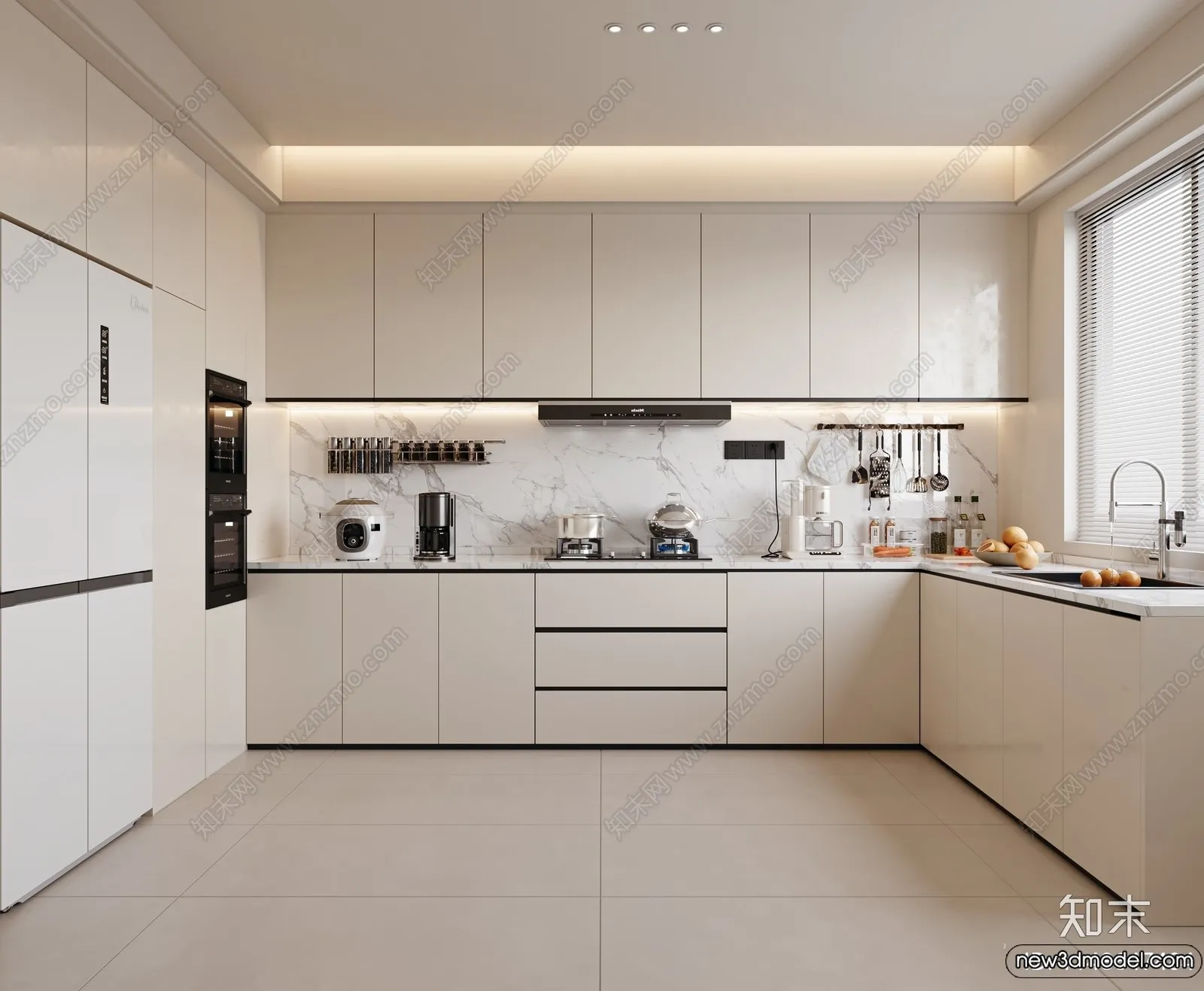 Kitchen - 3D Models - 3D Interior Scenes - 155