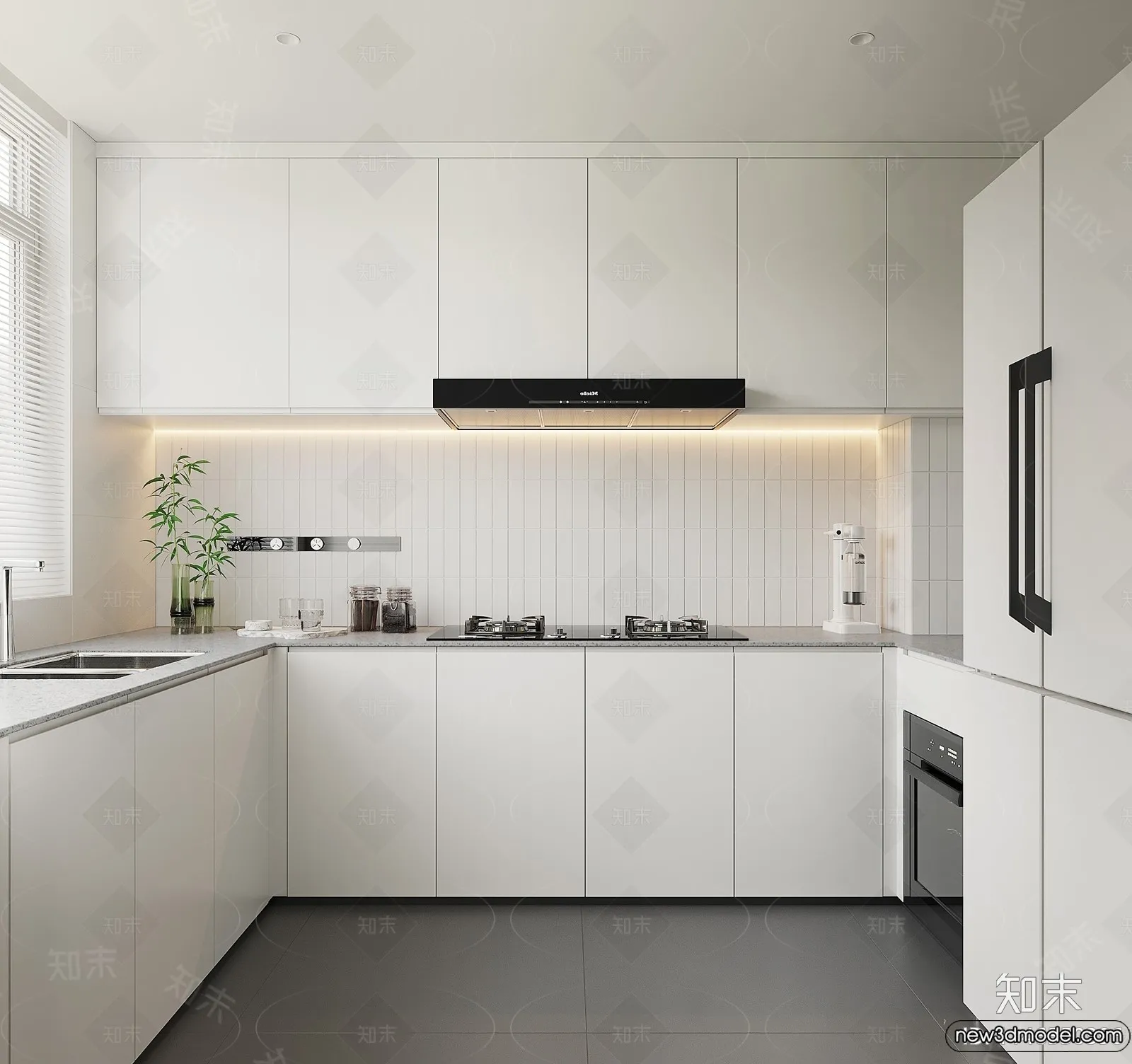 Kitchen - 3D Models - 3D Interior Scenes - 156