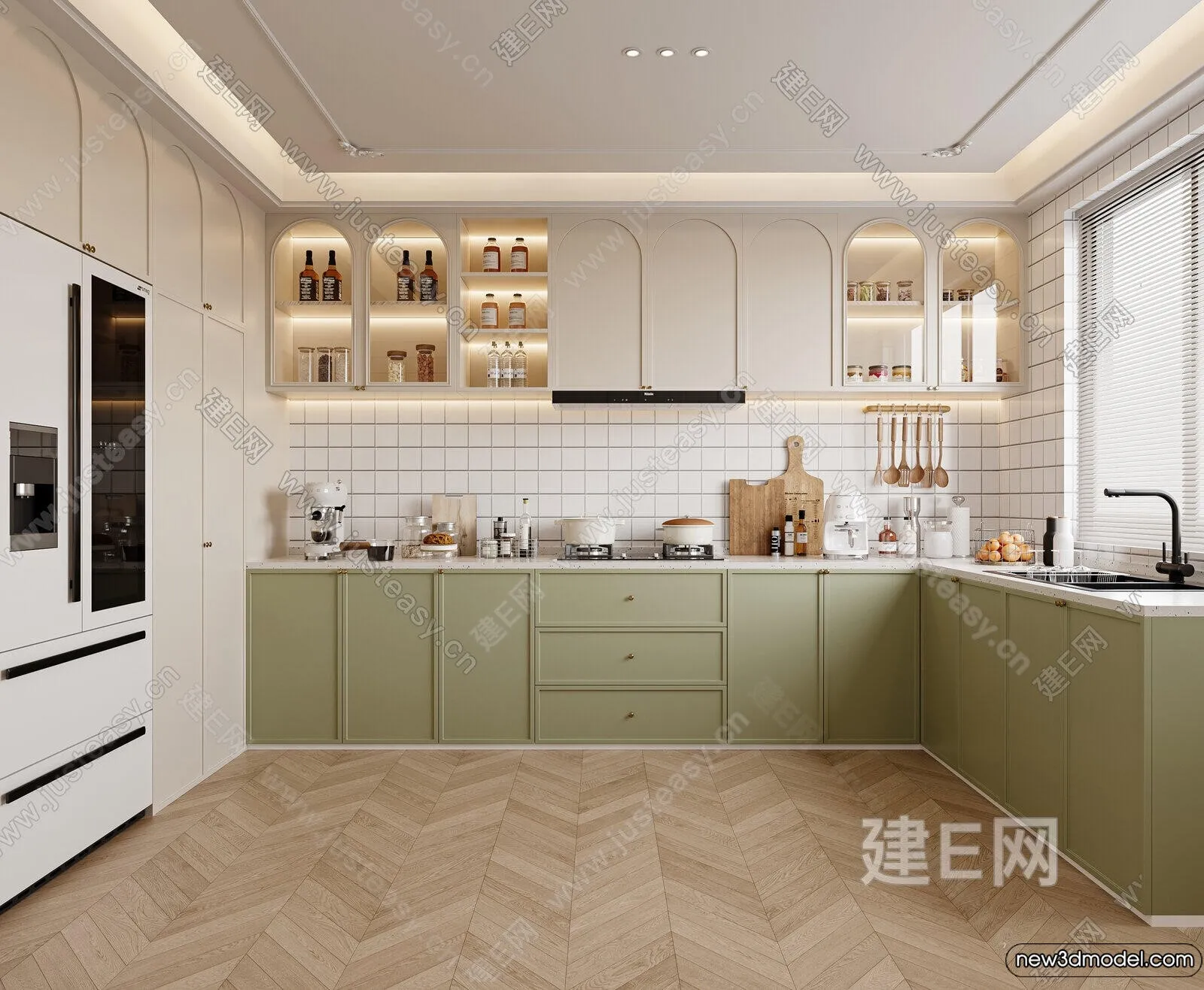 Kitchen - 3D Models - 3D Interior Scenes - 158