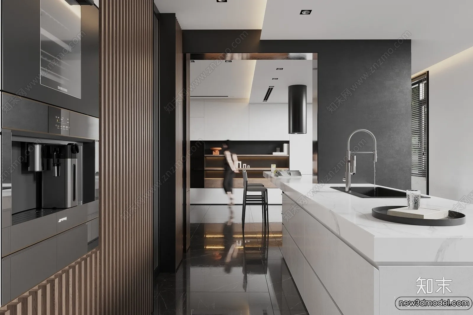 Kitchen - 3D Models - 3D Interior Scenes - 160