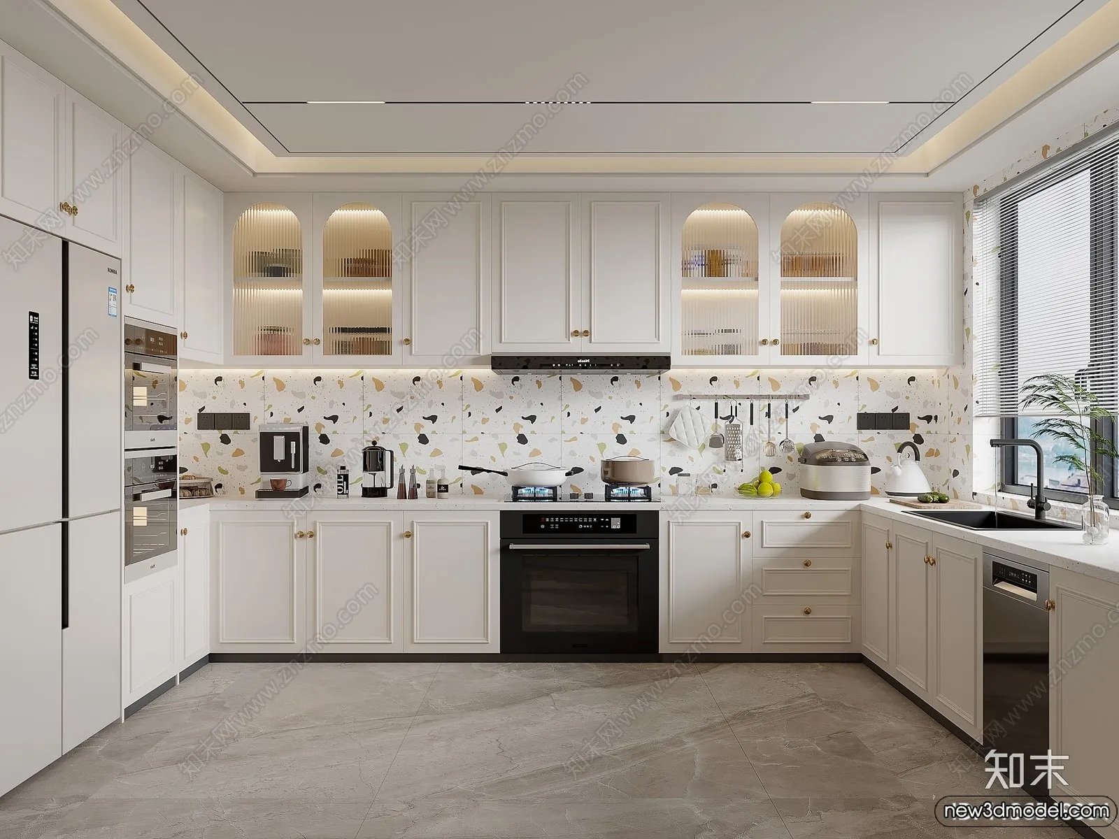 Kitchen - 3D Models - 3D Interior Scenes - 161