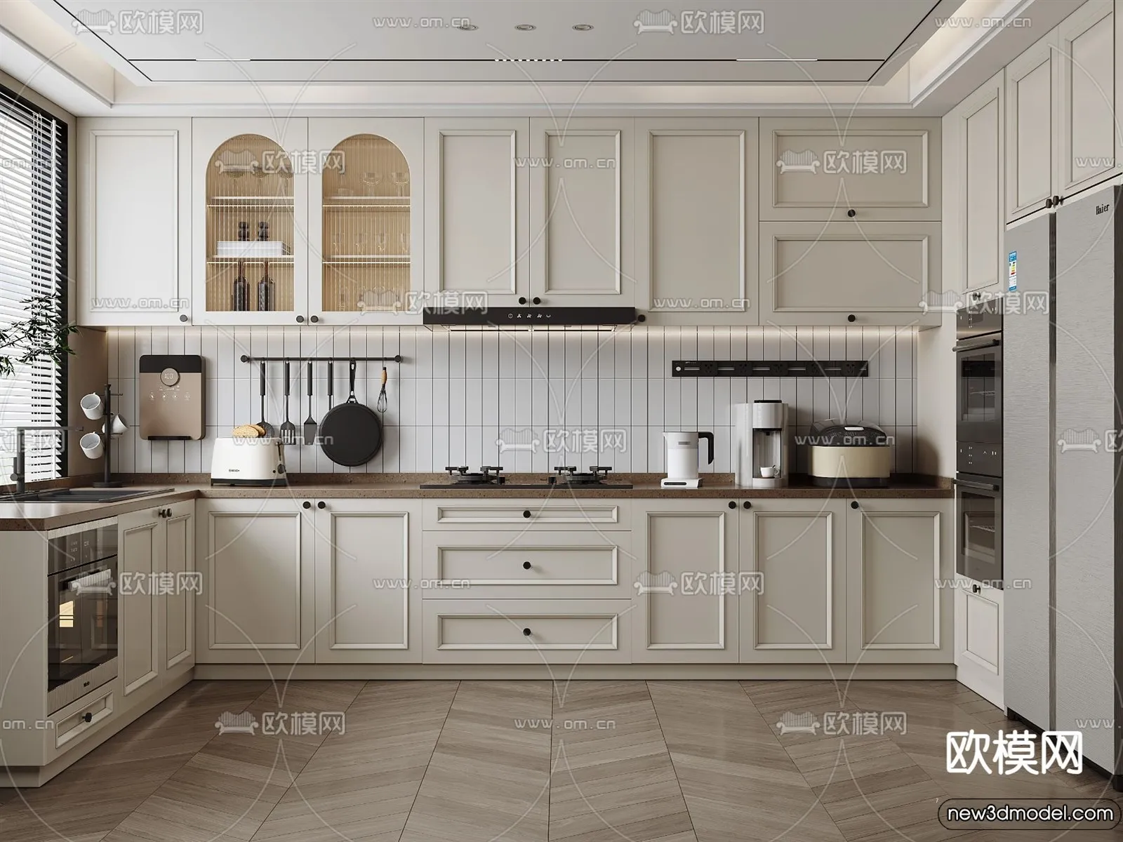 Kitchen - 3D Models - 3D Interior Scenes - 162