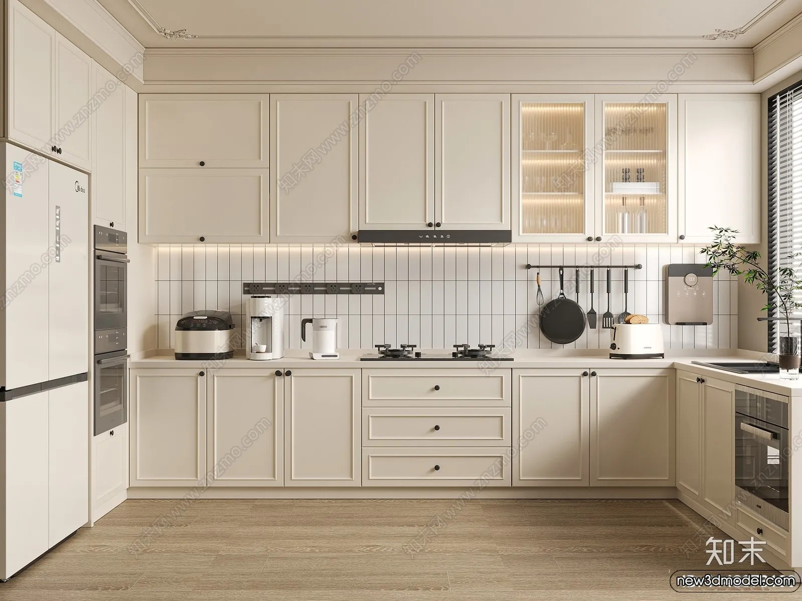 Kitchen - 3D Models - 3D Interior Scenes - 163