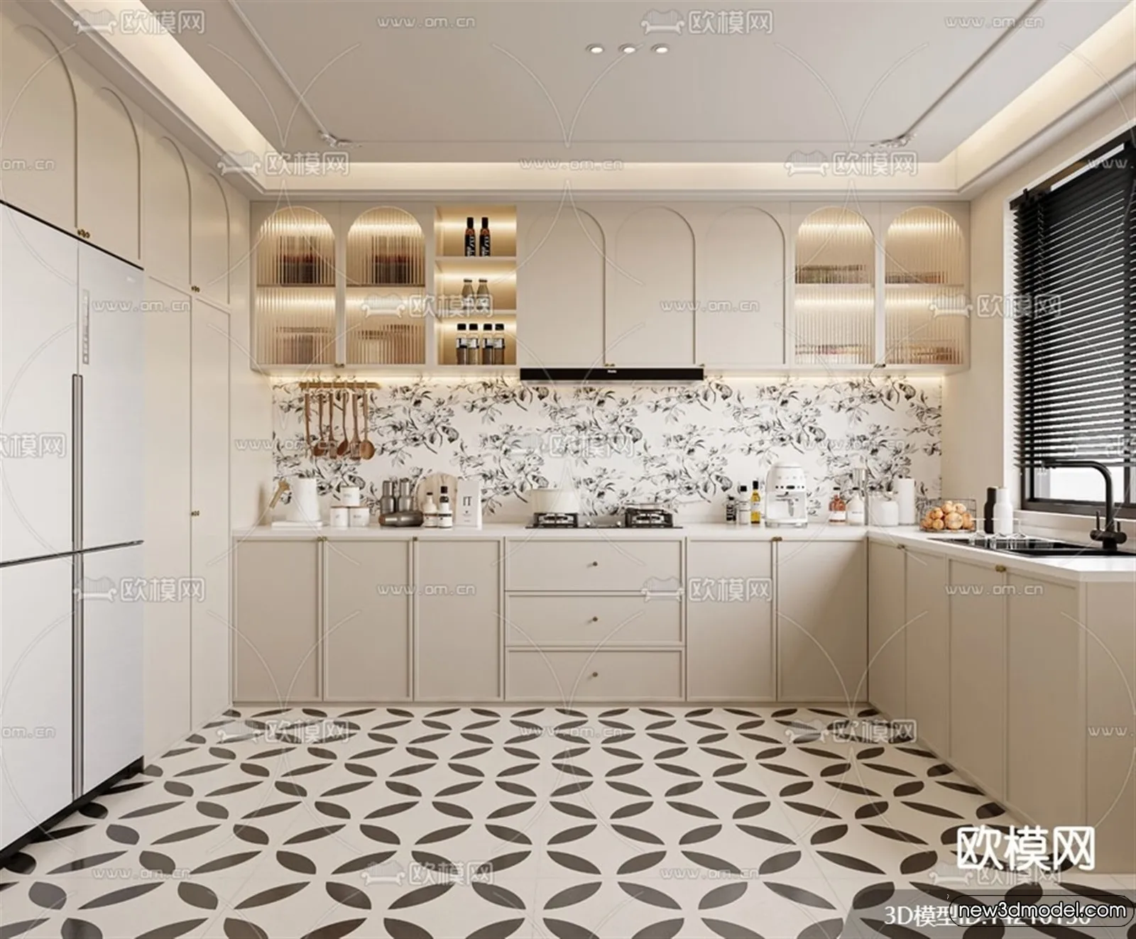 Kitchen - 3D Models - 3D Interior Scenes - 168