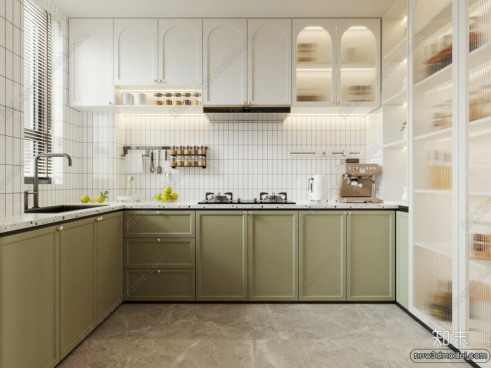 Kitchen - 3D Models - 3D Interior Scenes - 170