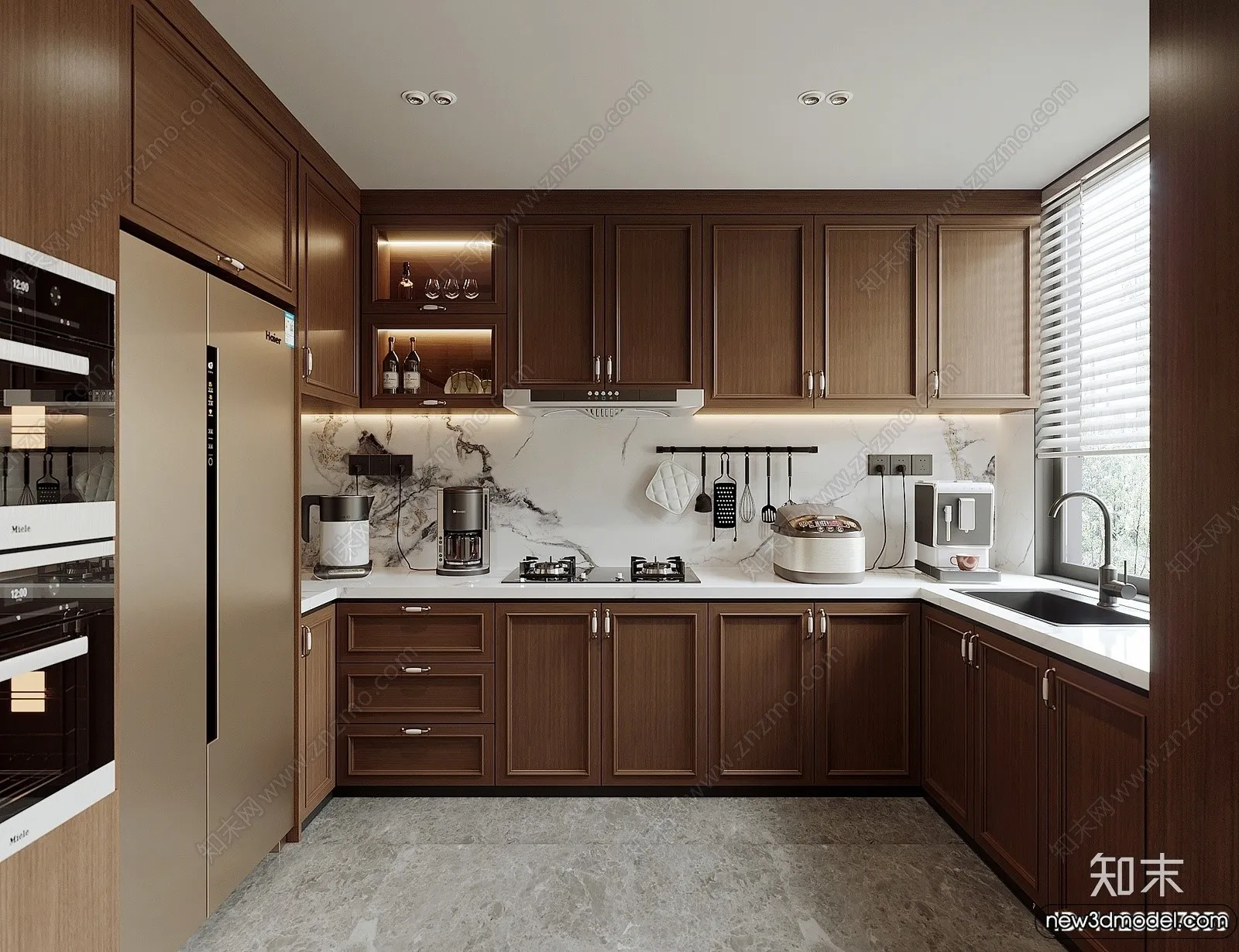 Kitchen - 3D Models - 3D Interior Scenes - 172