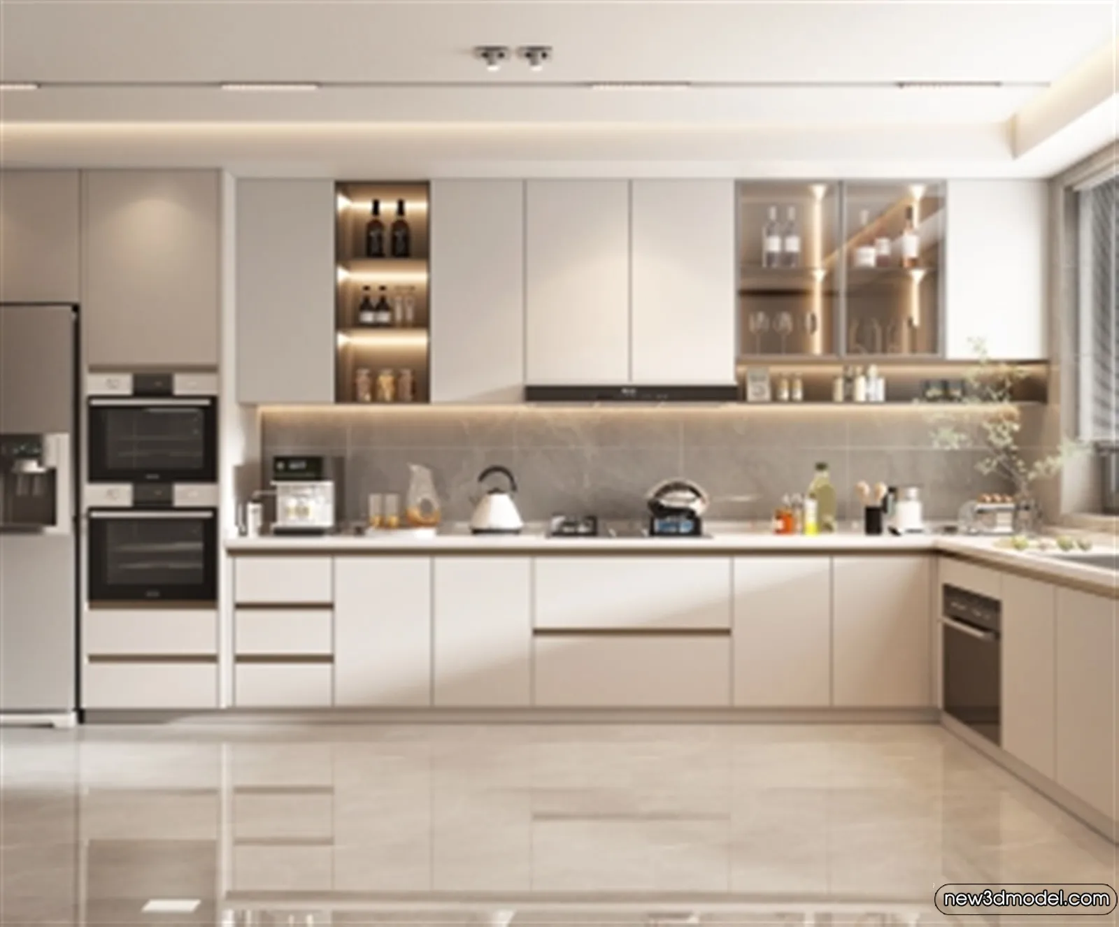 Kitchen - 3D Models - 3D Interior Scenes - 173