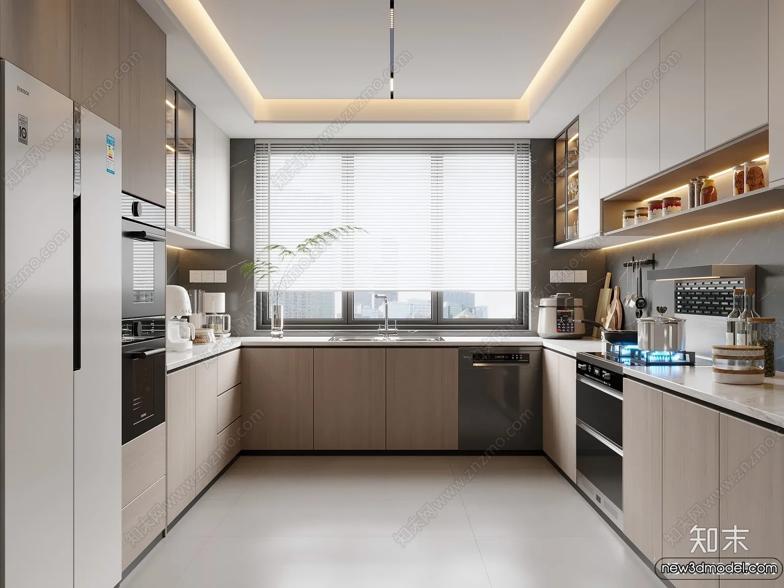 Kitchen - 3D Models - 3D Interior Scenes - 175