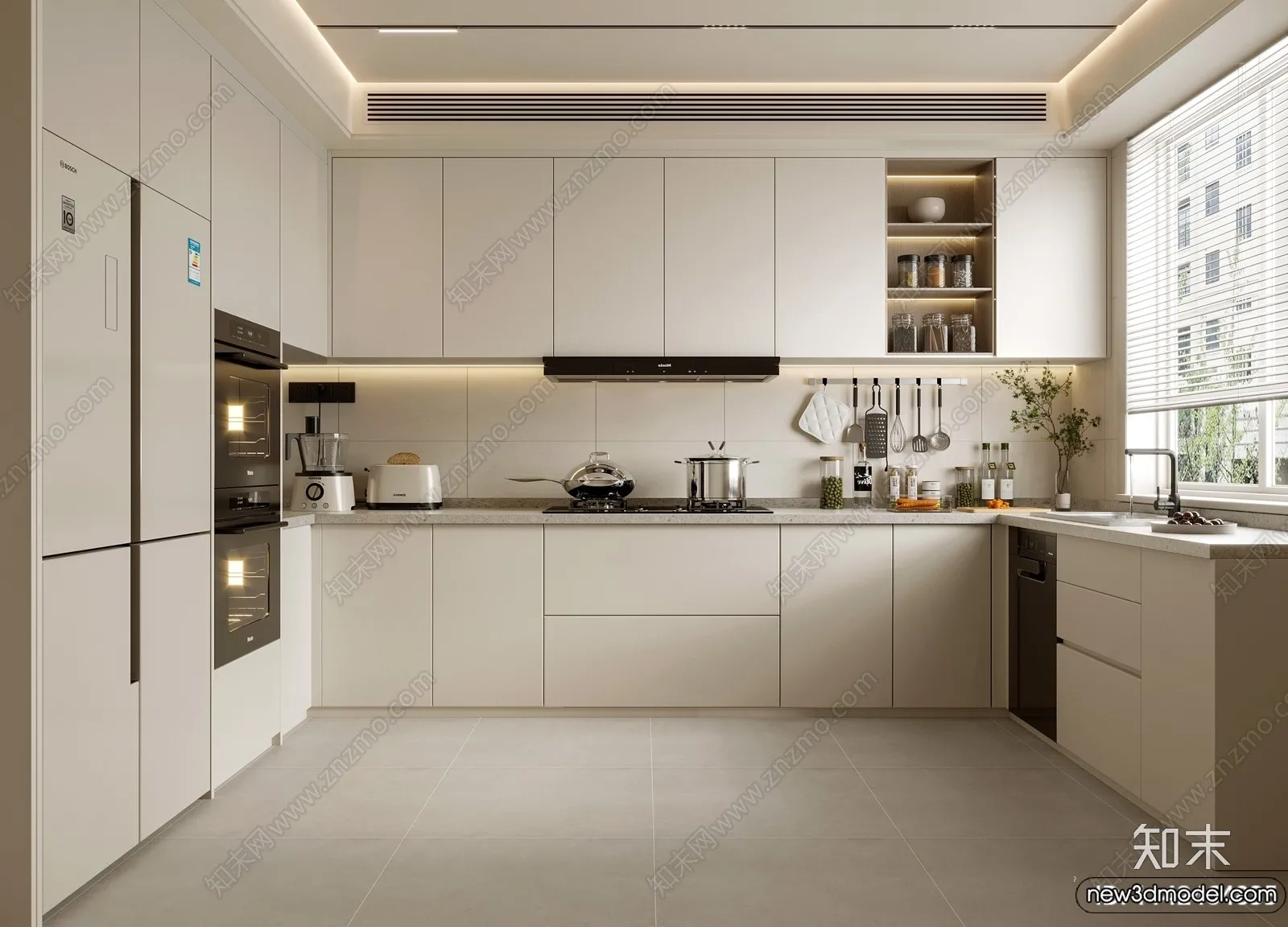 Kitchen - 3D Models - 3D Interior Scenes - 178