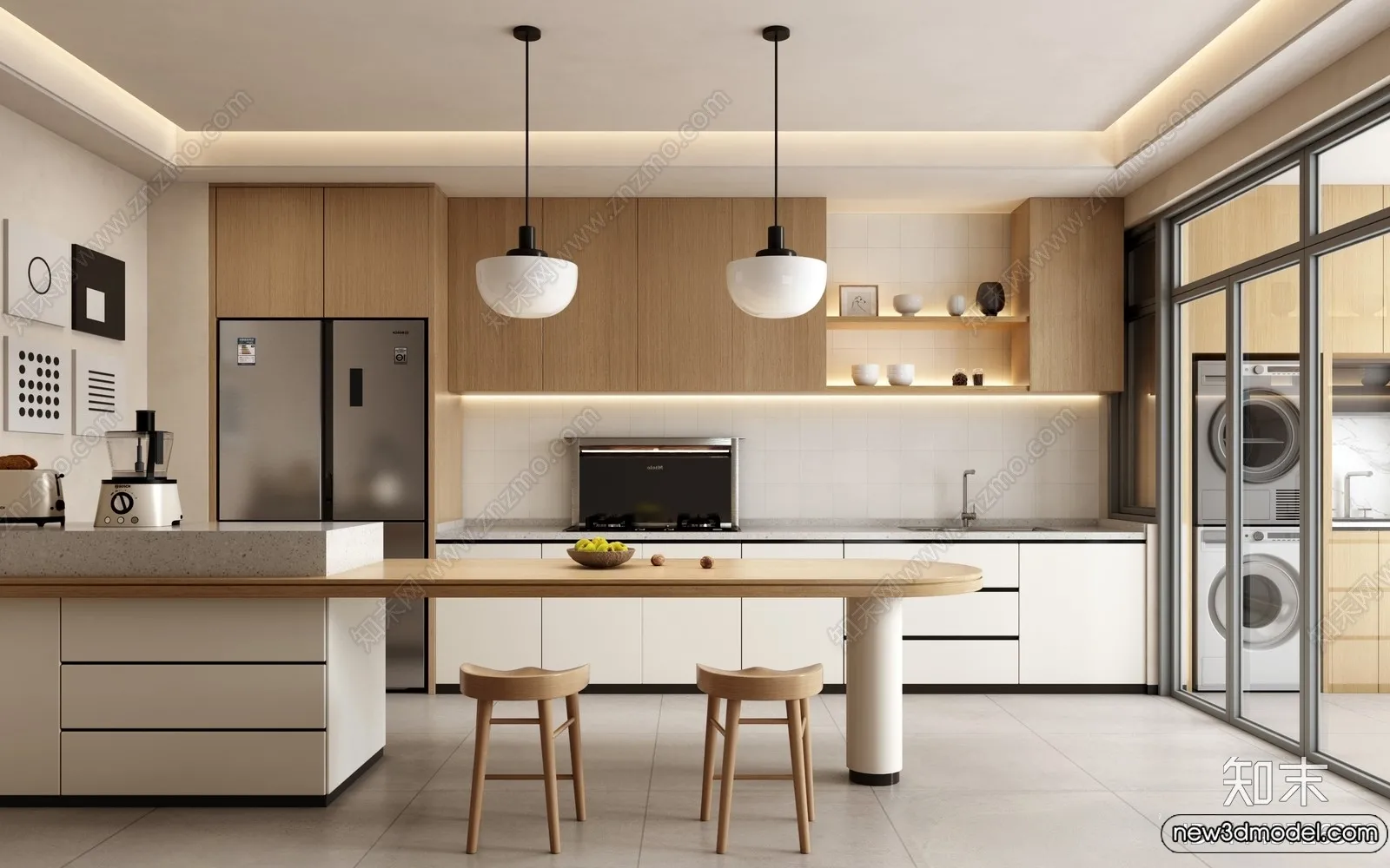 Kitchen - 3D Models - 3D Interior Scenes - 181