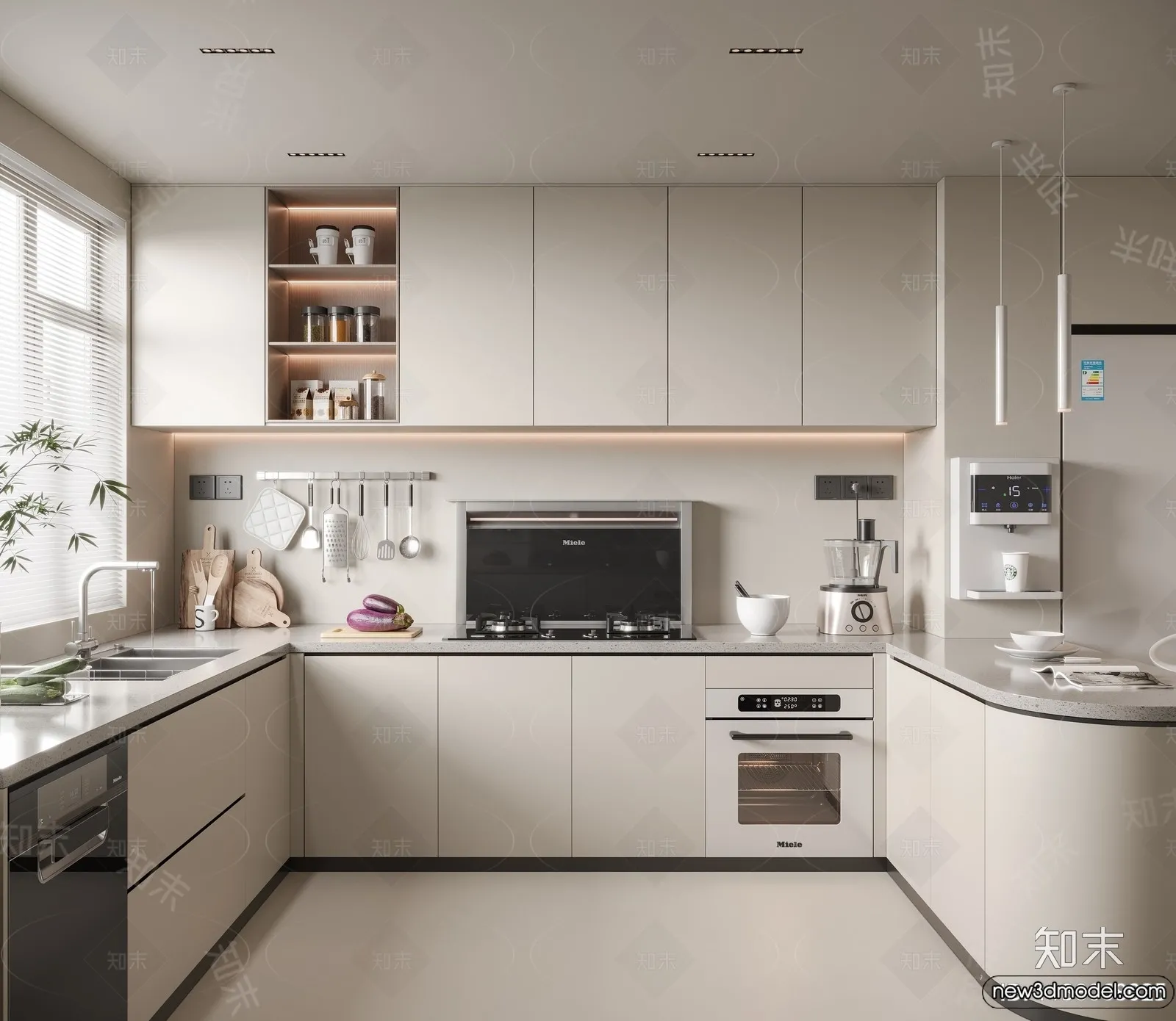 Kitchen - 3D Models - 3D Interior Scenes - 182