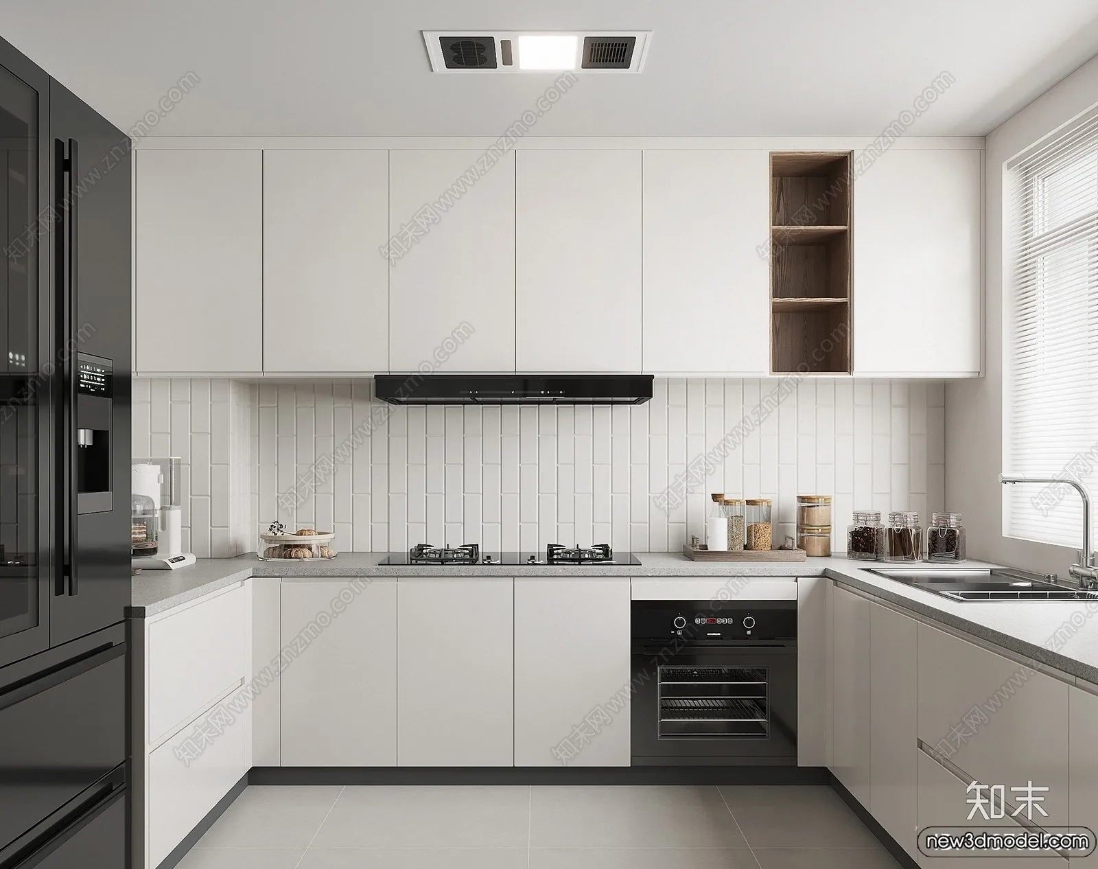 Kitchen - 3D Models - 3D Interior Scenes - 184
