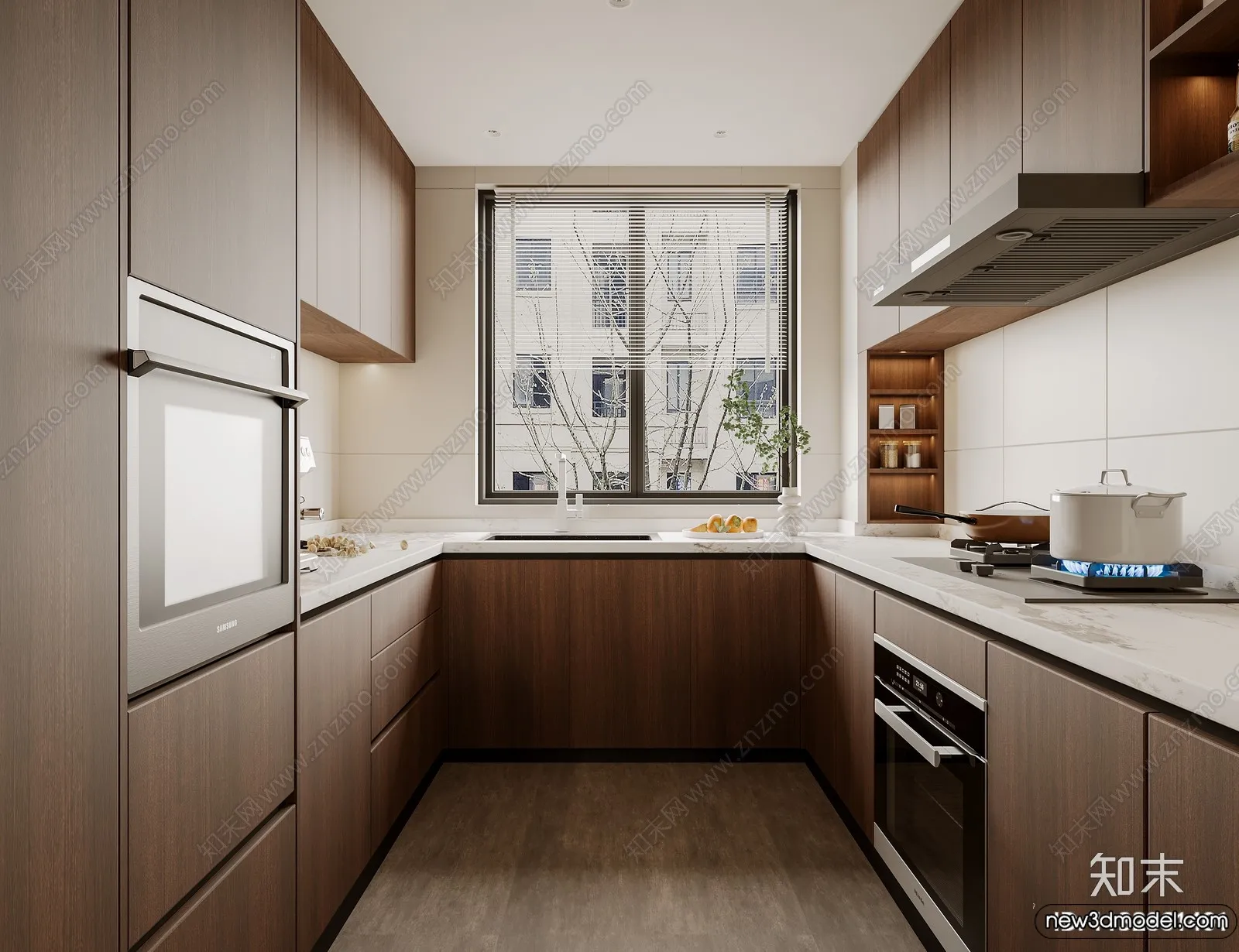 Kitchen - 3D Models - 3D Interior Scenes - 185