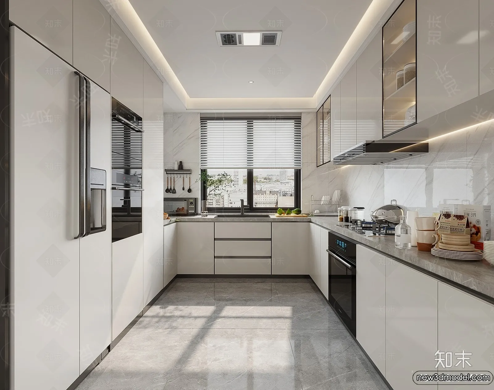 Kitchen - 3D Models - 3D Interior Scenes - 199