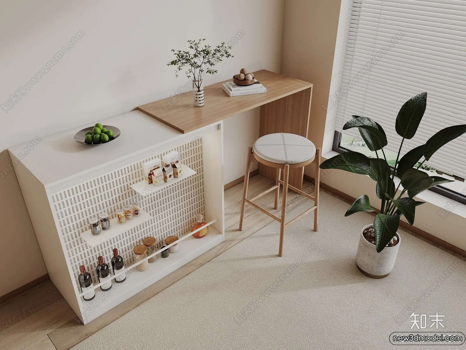 Kitchen - 3D Models - 3D Interior Scenes - 213