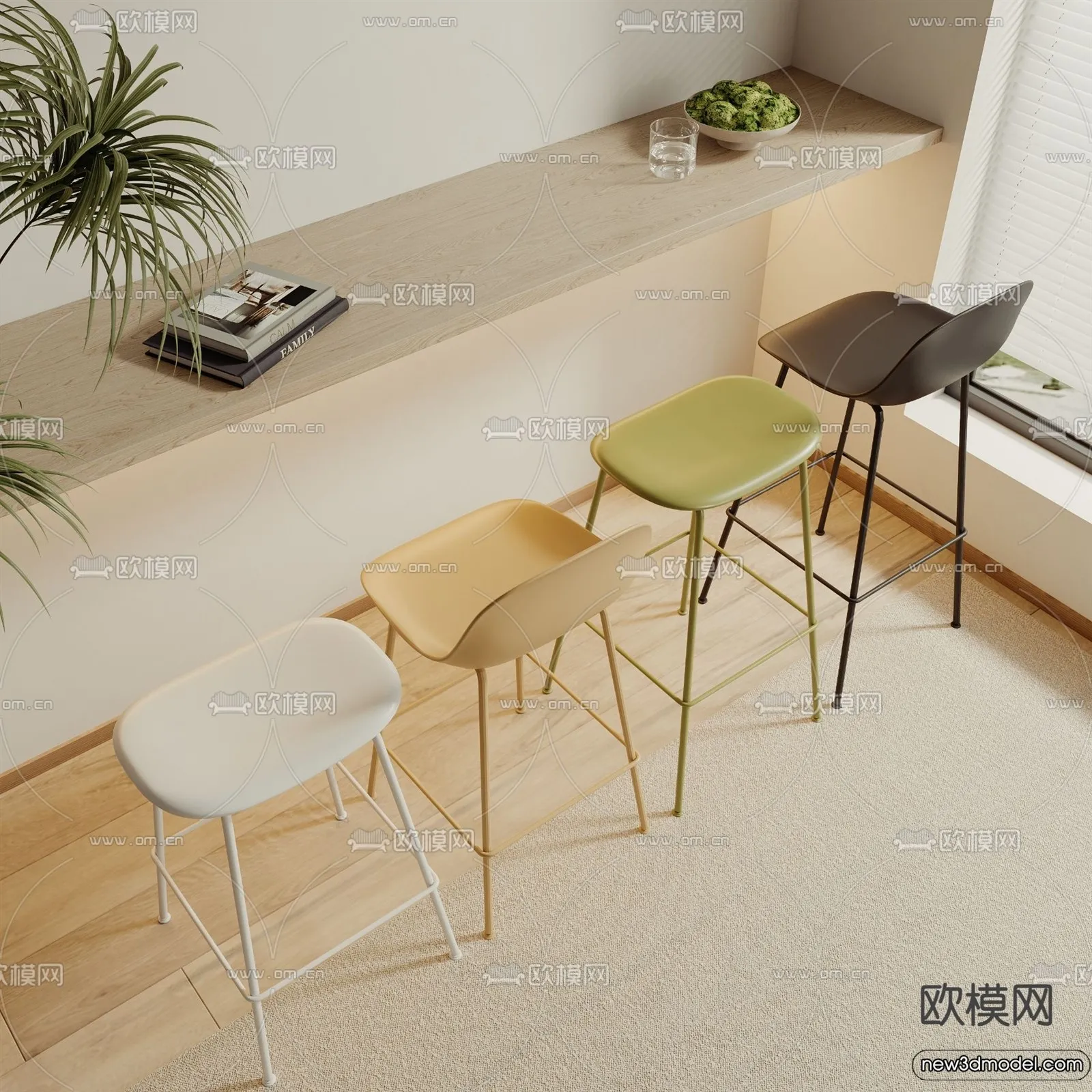 Kitchen - 3D Models - 3D Interior Scenes - 219