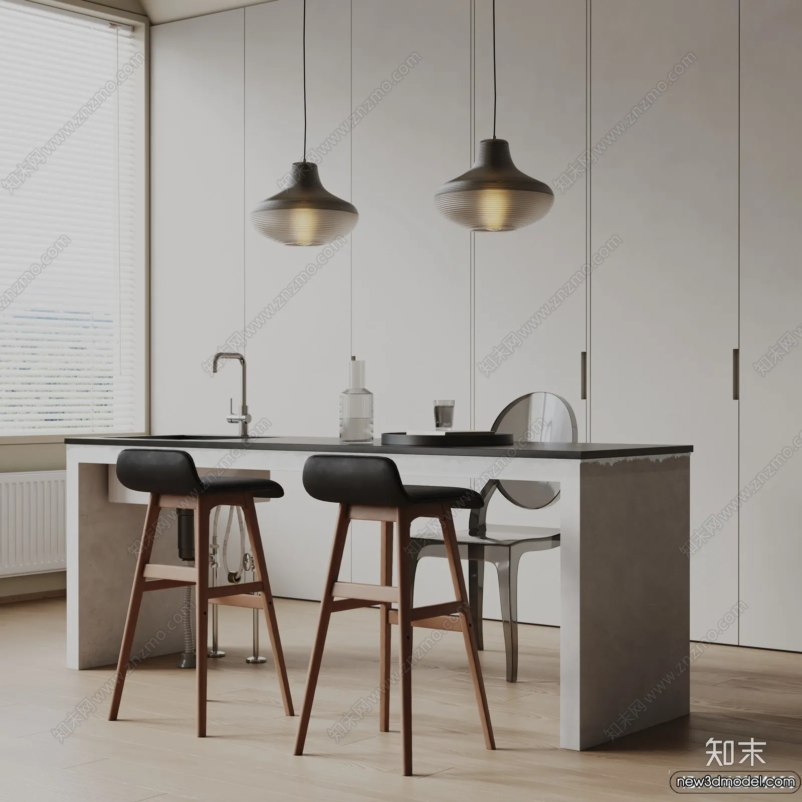 Kitchen - 3D Models - 3D Interior Scenes - 227