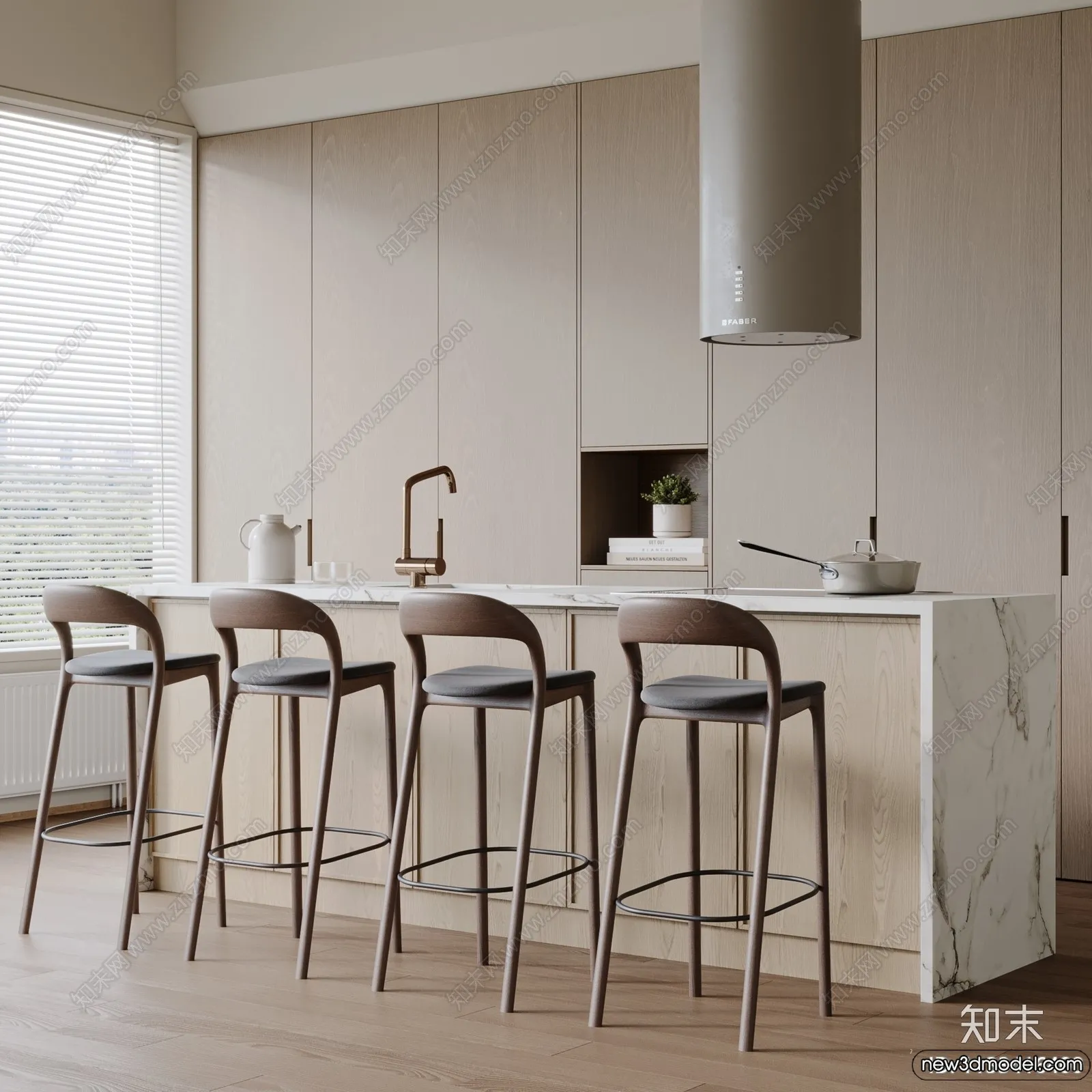 Kitchen - 3D Models - 3D Interior Scenes - 232