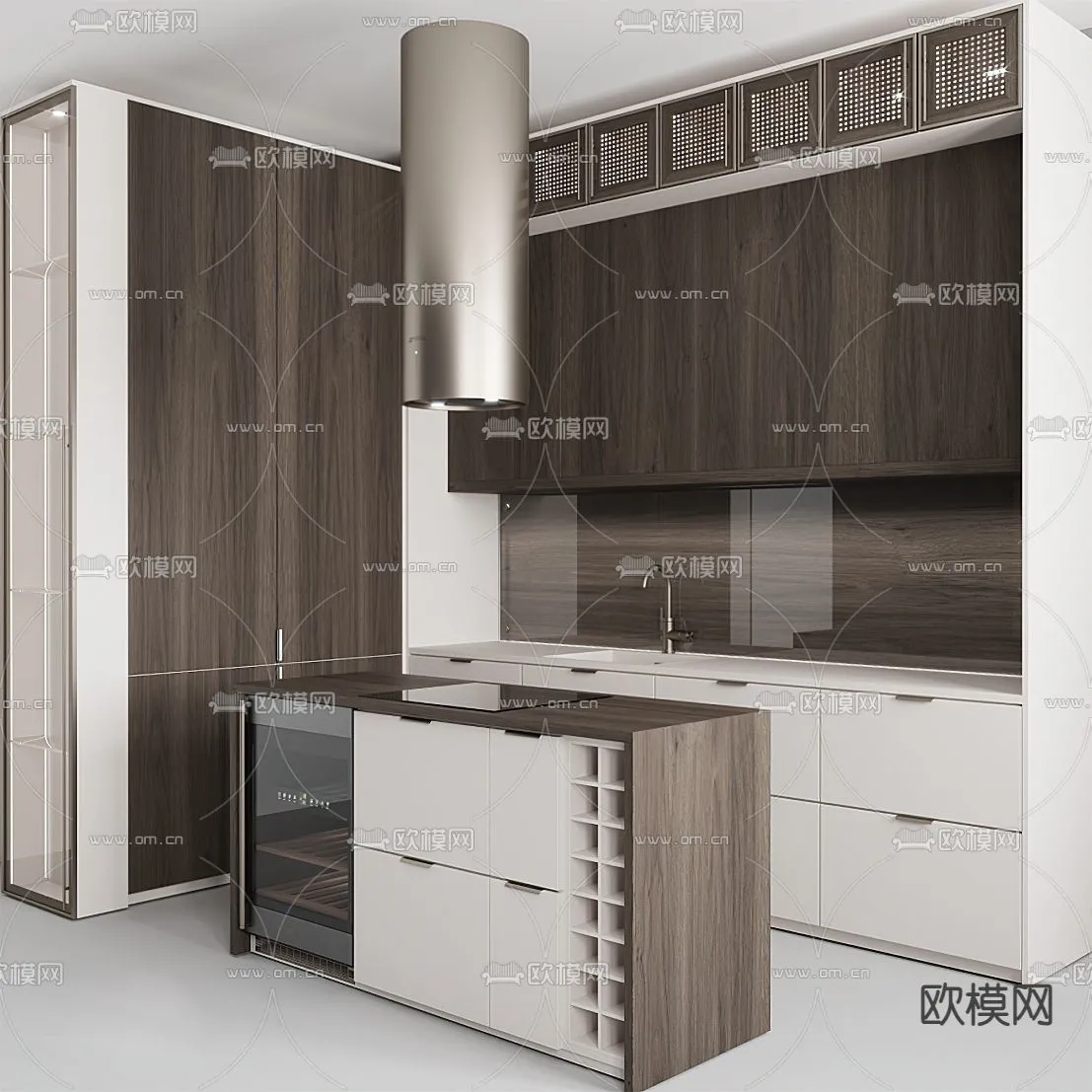 KITCHEN 3D MODELS - 3D Model For Interior Design - 11585
