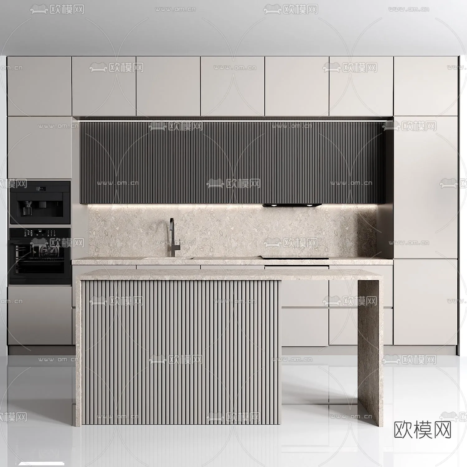 KITCHEN 3D MODELS - 3D Model For Interior Design - 11589