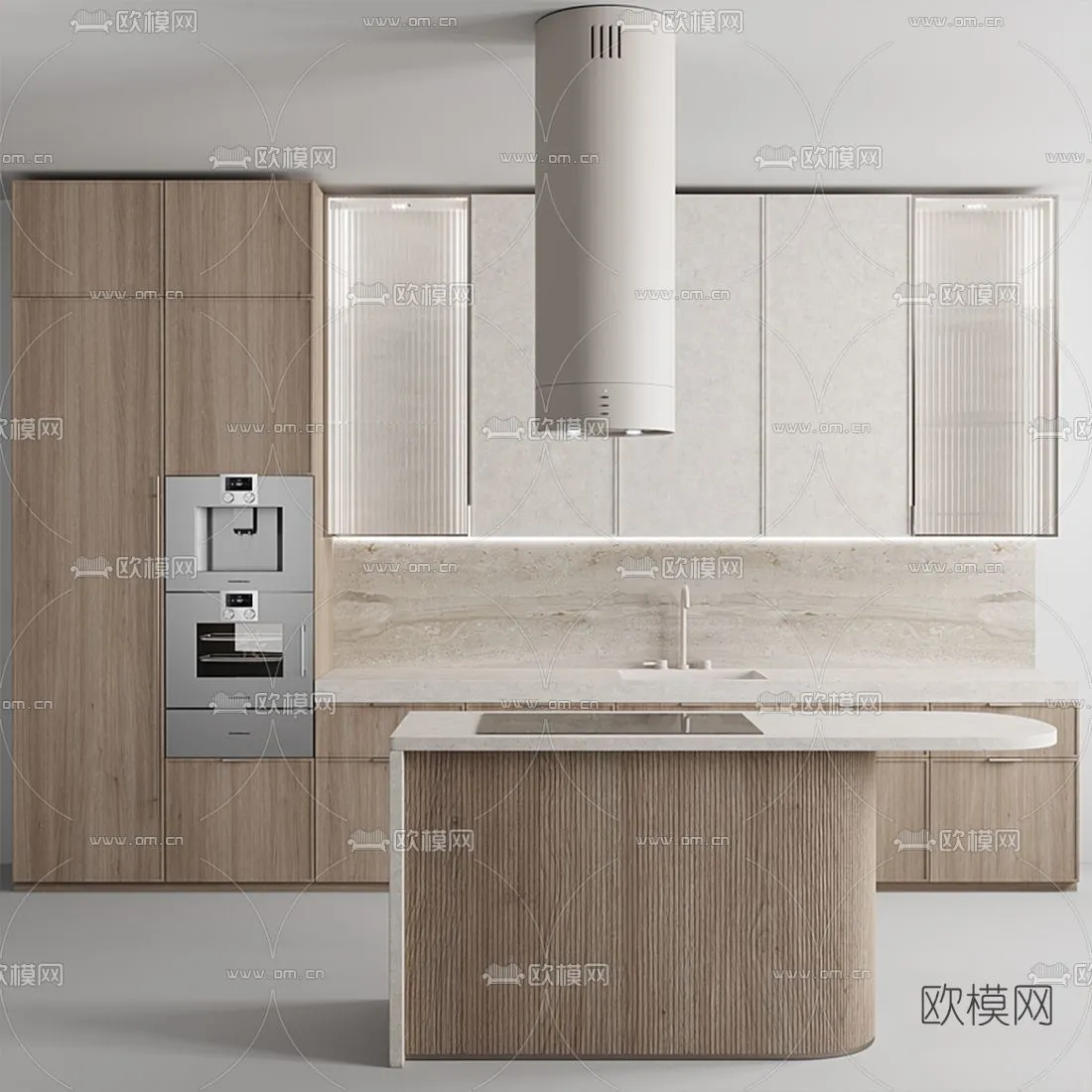 KITCHEN 3D MODELS - 3D Model For Interior Design - 11594