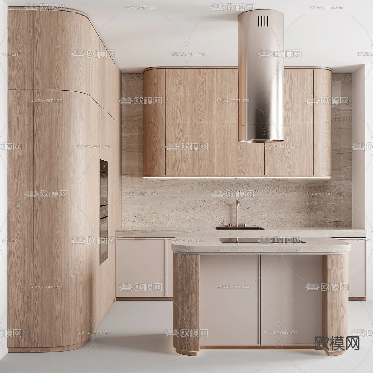 KITCHEN 3D MODELS - 3D Model For Interior Design - 11601