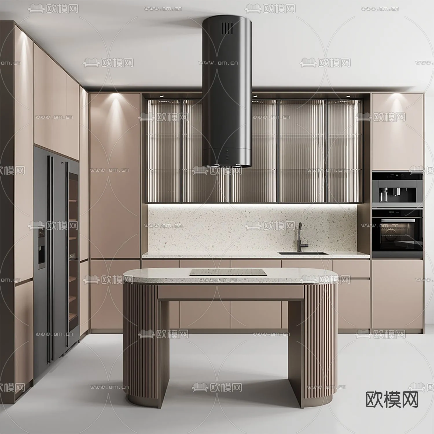 KITCHEN 3D MODELS - 3D Model For Interior Design - 11605