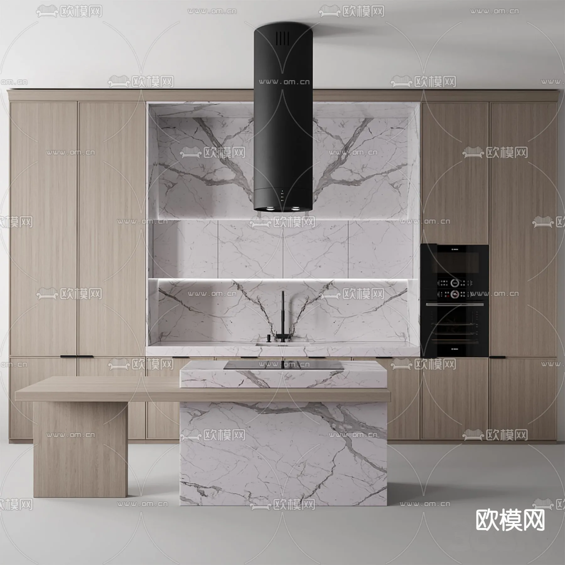KITCHEN 3D MODELS – 3D Model For Interior Design – 11616