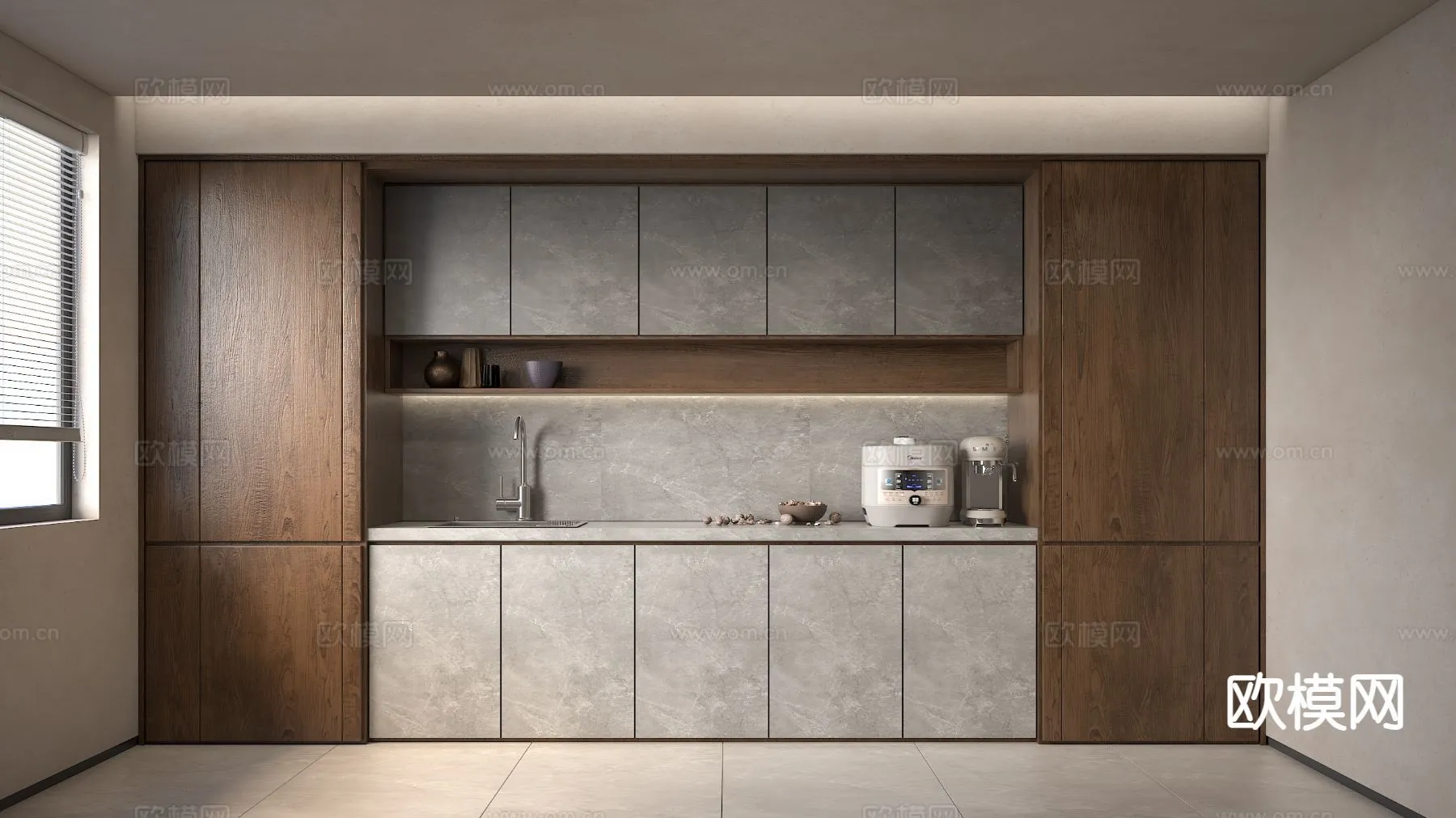 KITCHEN 3D MODELS - 3D Model For Interior Design - 11655