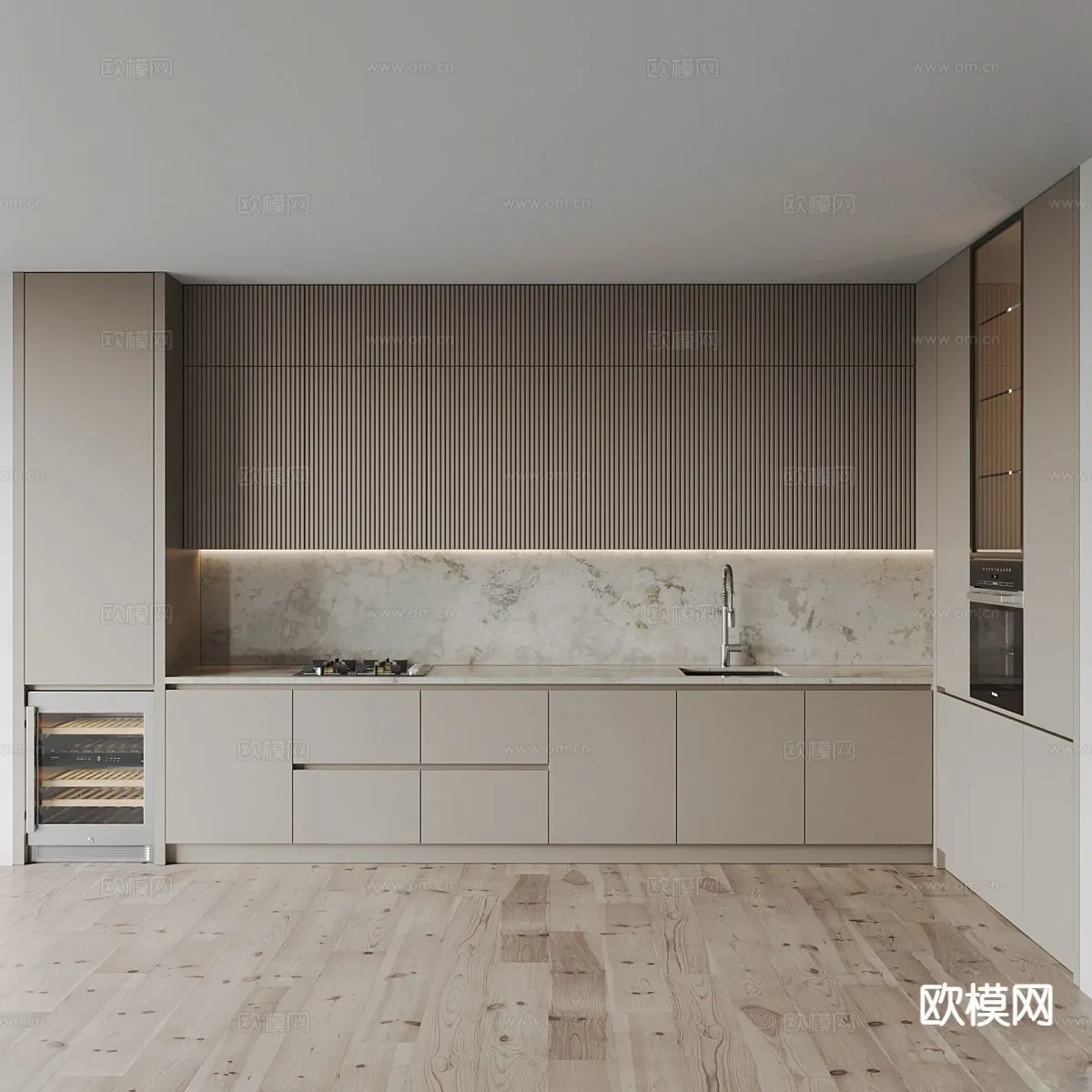 KITCHEN 3D MODELS - 3D Model For Interior Design - 11657