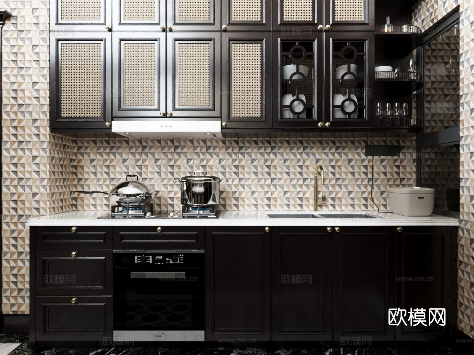 KITCHEN 3D MODELS - 3D Model For Interior Design - 11665