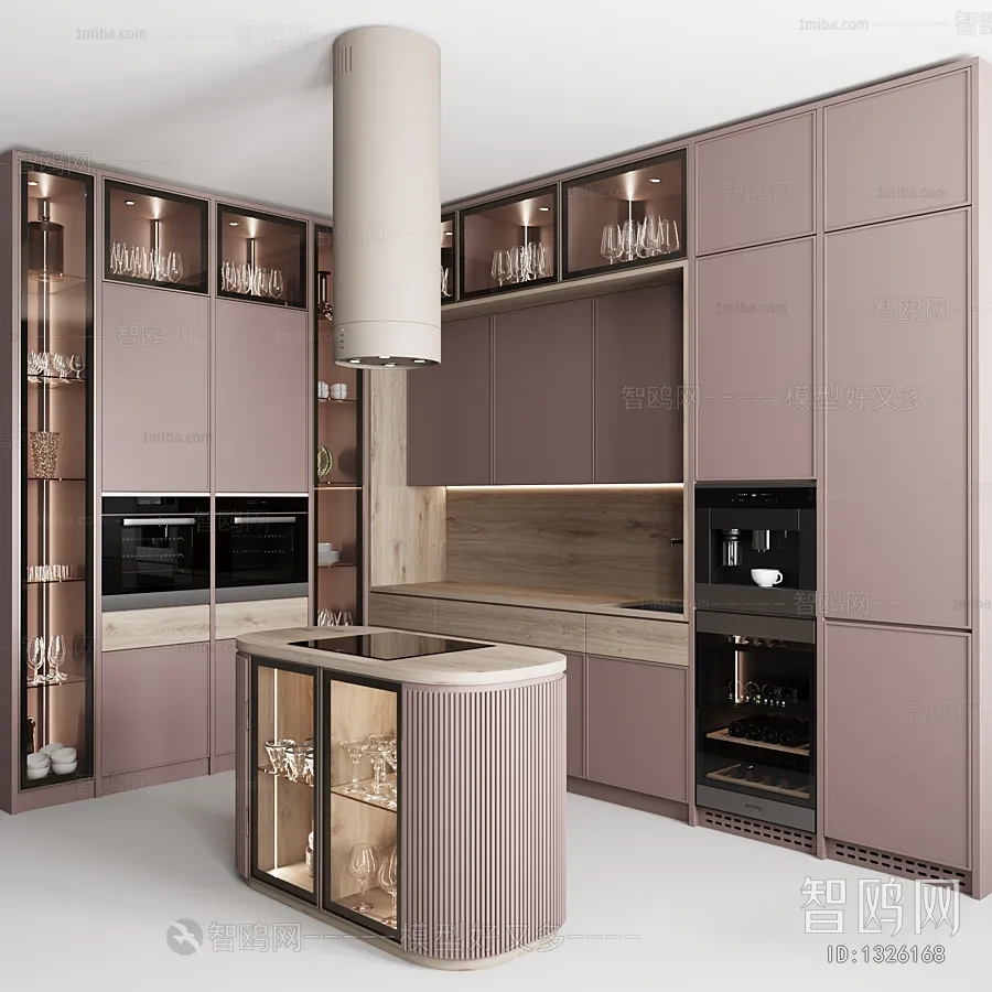 KITCHEN 3D MODELS - 3D Model For Interior Design - 11672