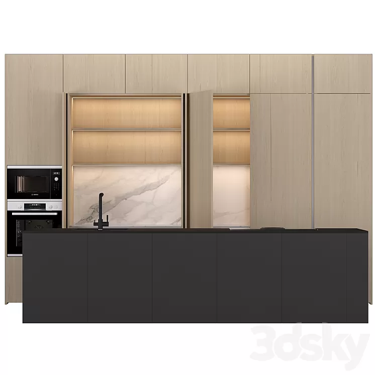 Kitchen 40 3D Model Free