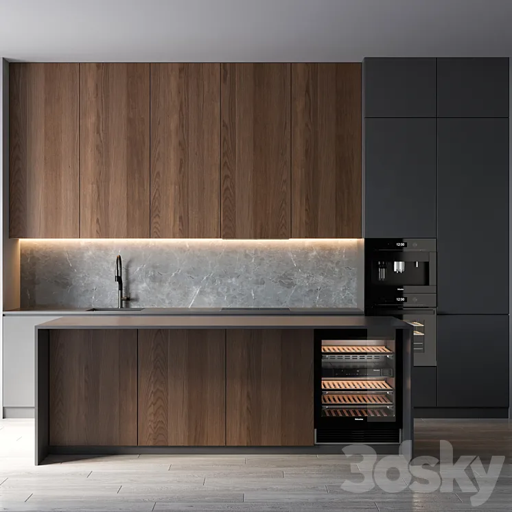 kitchen 90 3D Model Free