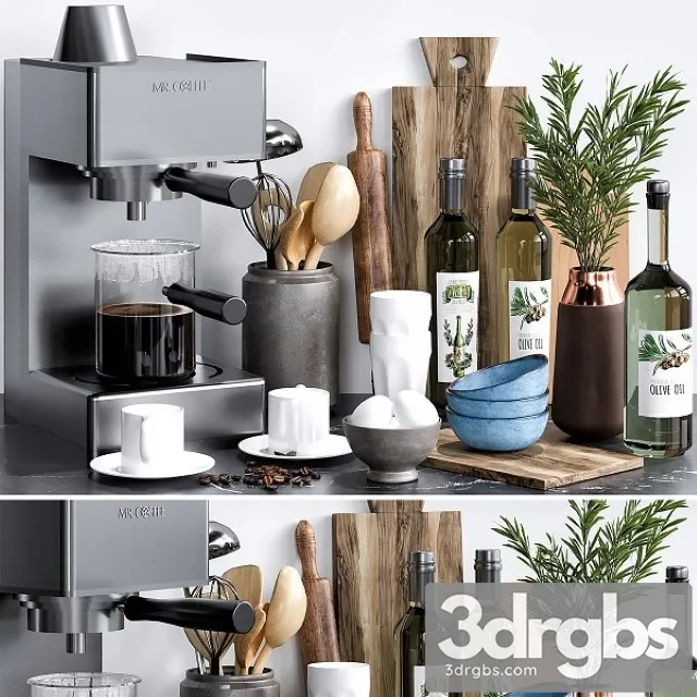 Kitchen Accessories 0002 3D Model Free
