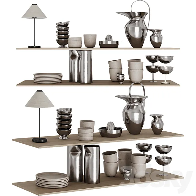 Kitchen accessories 002 3D Model