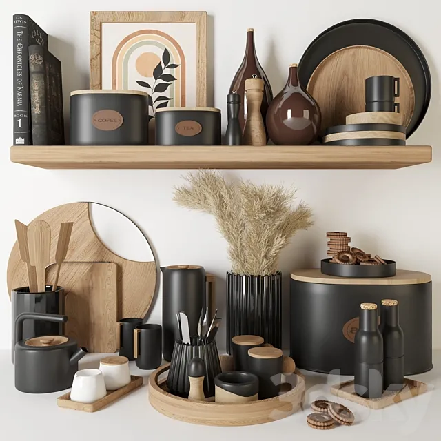 kitchen accessories 01 3DModel