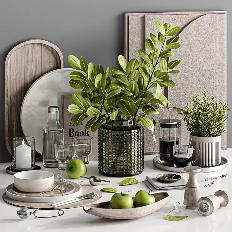 kitchen accessories 015 3D Model Free