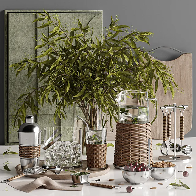 kitchen accessories 019 3D Model